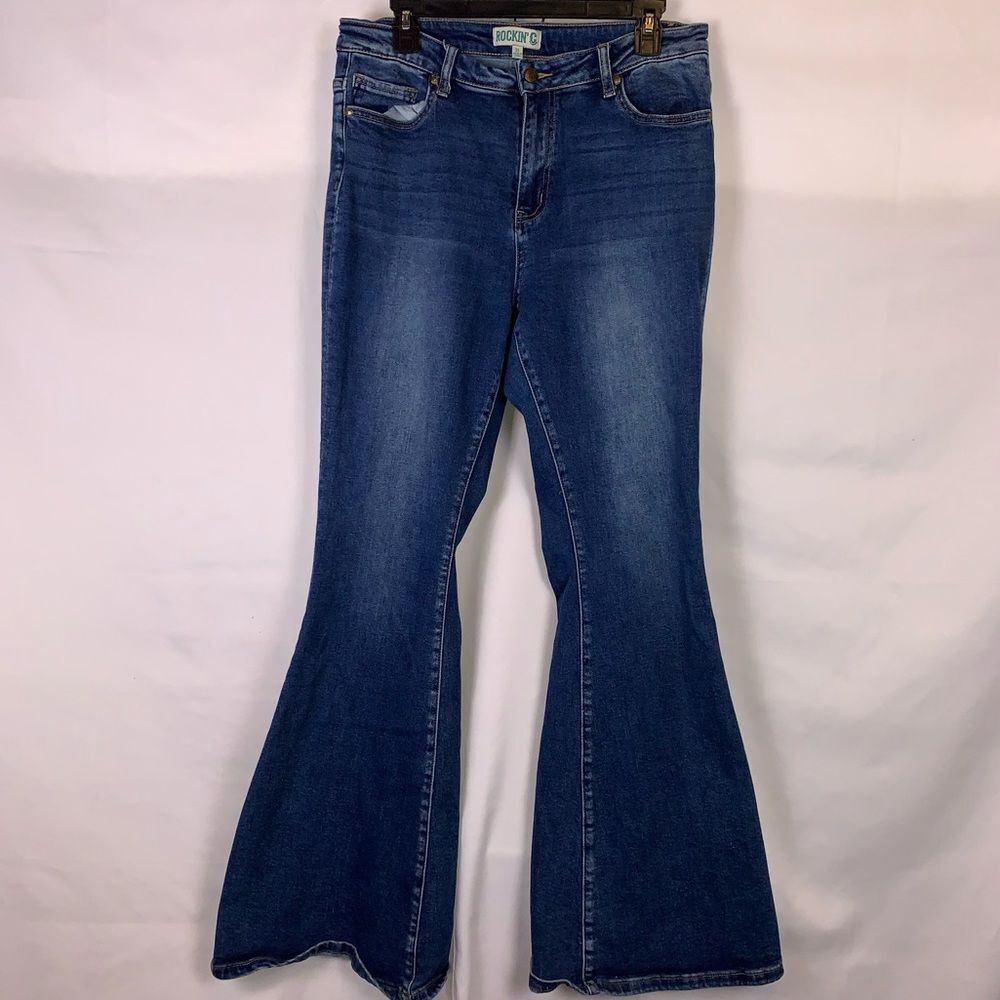 Rockin’C Flared High Rise Jeans